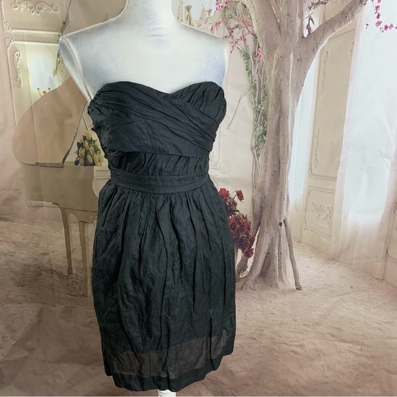 NEW J. Crew Black Strapless Sweetheart Cocktail Dress - Picture 2 of 6